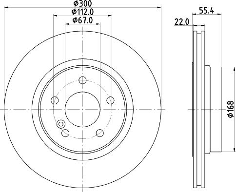 Mintex MDC1913 - Bremžu diski www.autospares.lv