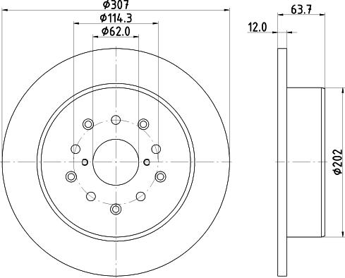 Mintex MDC1461 - Bremžu diski www.autospares.lv