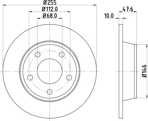 Mintex MDC1462 - Bremžu diski www.autospares.lv