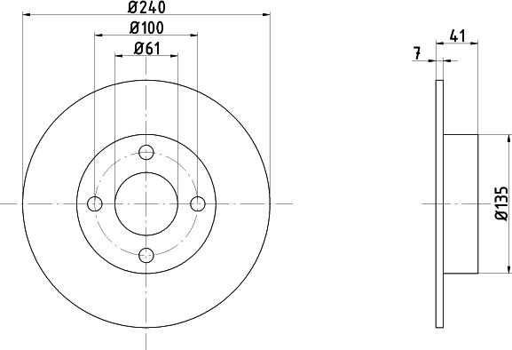 Mintex MDC1410 - Bremžu diski www.autospares.lv