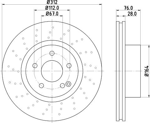 Mintex MDC1426 - Bremžu diski www.autospares.lv