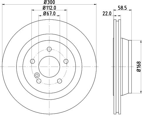 Mintex MDC1428 - Bremžu diski www.autospares.lv