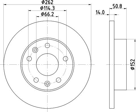 Mintex MDC1531 - Bremžu diski www.autospares.lv