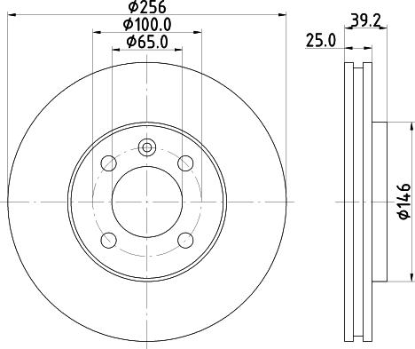 Mintex MDC1538 - Bremžu diski www.autospares.lv