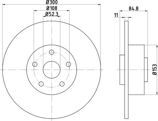 Mintex MDC1537 - Bremžu diski www.autospares.lv