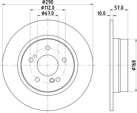 Mintex MDC1526 - Bremžu diski www.autospares.lv