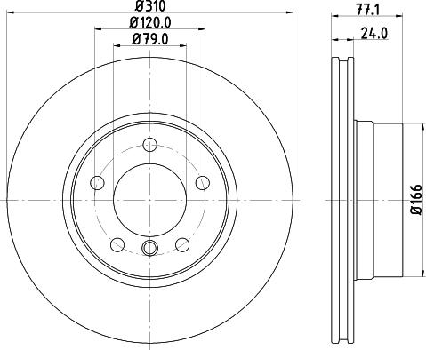 Mintex MDC1658 - Bremžu diski autospares.lv