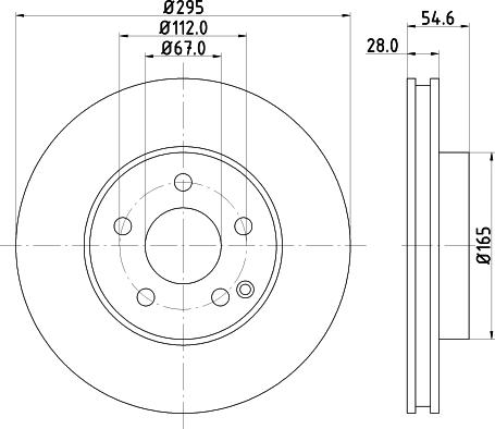 Mintex MDC1616 - Bremžu diski www.autospares.lv