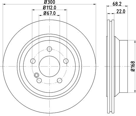 Mintex MDC1634 - Bremžu diski www.autospares.lv