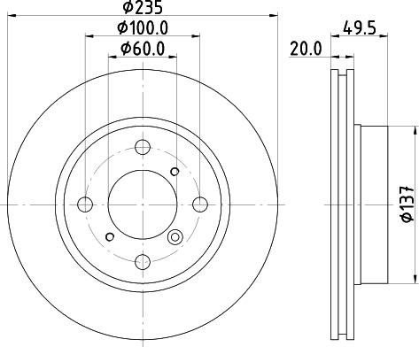 Mintex MDC1059 - Bremžu diski www.autospares.lv