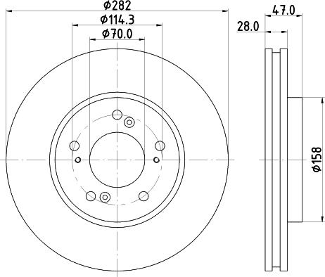 Mintex MDC1002 - Bremžu diski www.autospares.lv