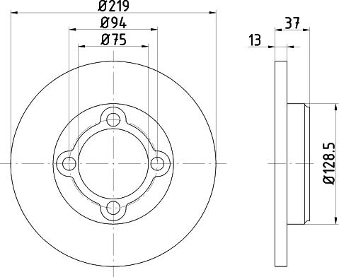 Mintex MDC1026 - Bremžu diski www.autospares.lv