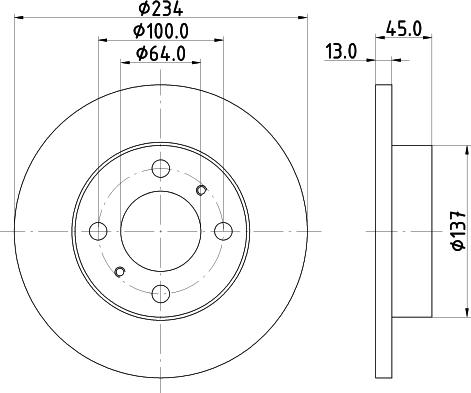 Mintex MDC1027 - Bremžu diski www.autospares.lv