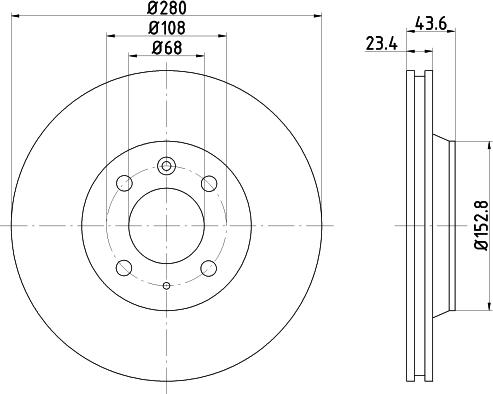 Mintex MDC1100 - Bremžu diski www.autospares.lv