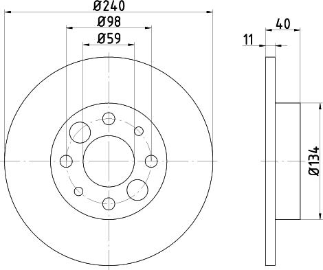 Mintex MDC1120 - Bremžu diski www.autospares.lv