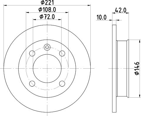 Mintex MDC11 - Bremžu diski autospares.lv