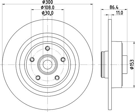 Mintex MDC1893 - Bremžu diski www.autospares.lv