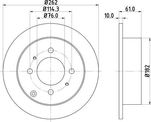 Mintex MDC1854 - Bremžu diski www.autospares.lv