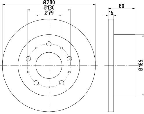 Mintex MDC1817 - Тормозной диск www.autospares.lv