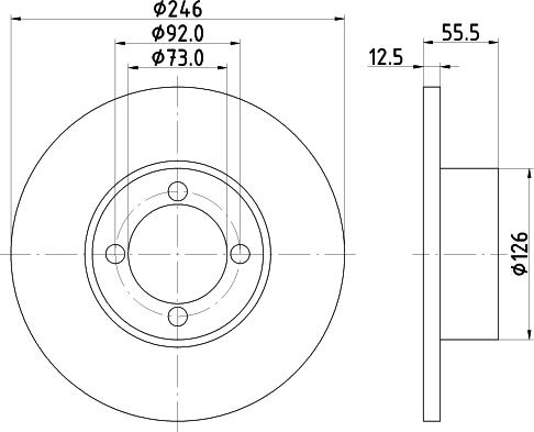 Mintex MDC18 - Bremžu diski autospares.lv