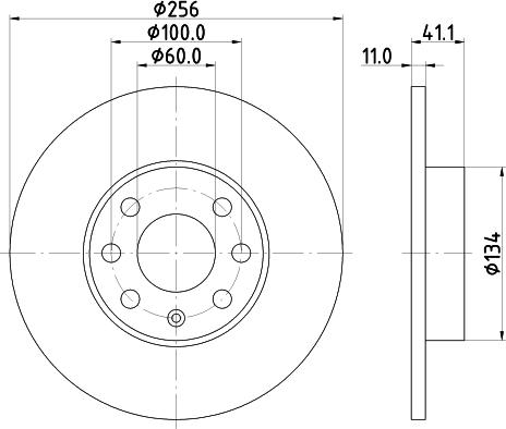 Mintex MDC1361 - Bremžu diski www.autospares.lv