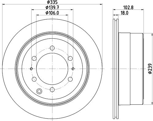 Mintex MDC1303 - Bremžu diski www.autospares.lv