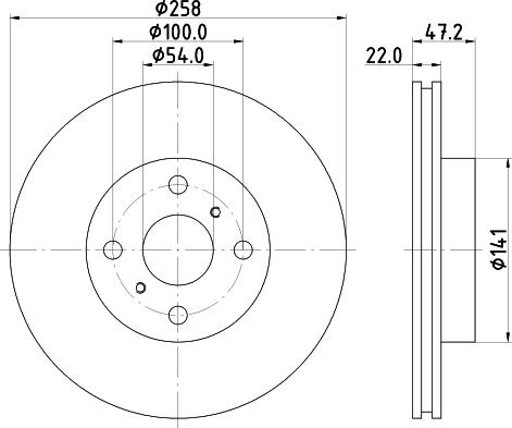 Mintex MDC1318 - Bremžu diski www.autospares.lv