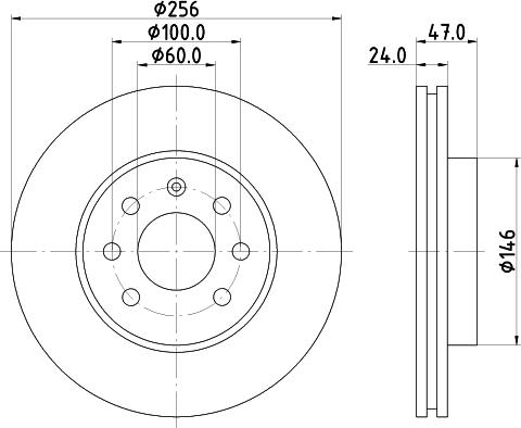 Mintex MDC1388 - Тормозной диск www.autospares.lv