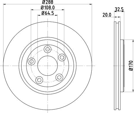 Mintex MDC1372 - Bremžu diski www.autospares.lv