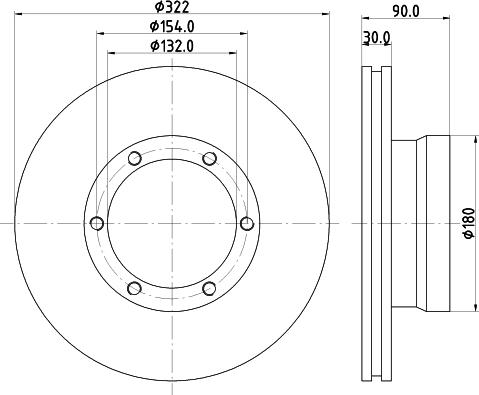 Mintex MDC1251 - Bremžu diski www.autospares.lv