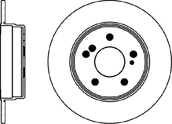 Mintex MDC1253 - Bremžu diski www.autospares.lv