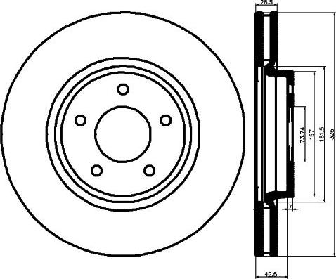 Mintex MDC1276 - Bremžu diski www.autospares.lv