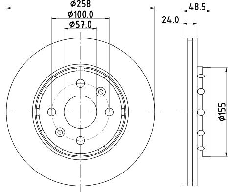 Mintex MDC1799 - Bremžu diski www.autospares.lv