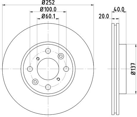 Mintex MDC1756C - Bremžu diski www.autospares.lv