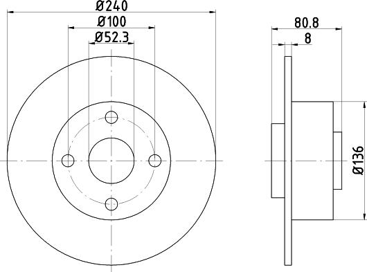 Mintex MDC1707 - Bremžu diski www.autospares.lv