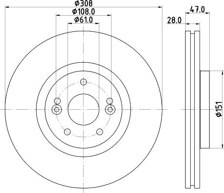 Mintex MDC1774 - Bremžu diski autospares.lv