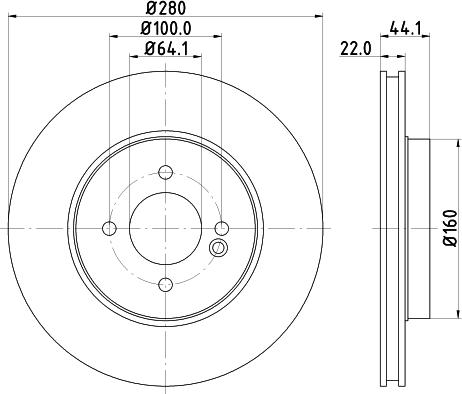 Mintex MDC1775C - Bremžu diski www.autospares.lv