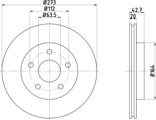 Mintex MDC841 - Bremžu diski www.autospares.lv