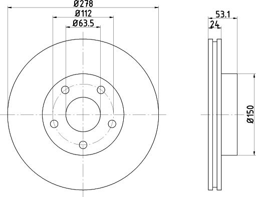 Mintex MDC842 - Bremžu diski www.autospares.lv