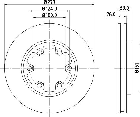 Mintex MDC859 - Bremžu diski www.autospares.lv