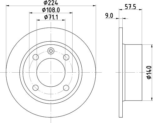 Mintex MDC802 - Bremžu diski www.autospares.lv