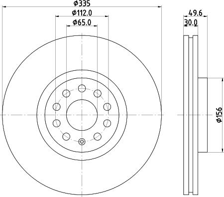 Mintex MDC83118C - Bremžu diski www.autospares.lv