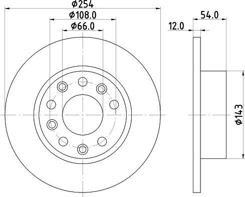 Mintex MDC871 - Bremžu diski www.autospares.lv