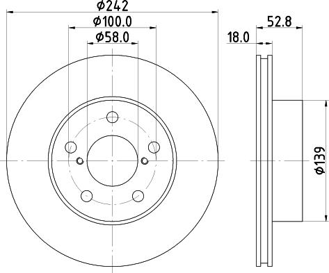 Mintex MDC878 - Brake Disc www.autospares.lv