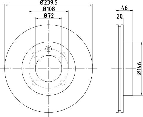 Mintex MDC347 - Bremžu diski www.autospares.lv