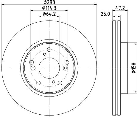 Mintex MDC3070C - Bremžu diski www.autospares.lv