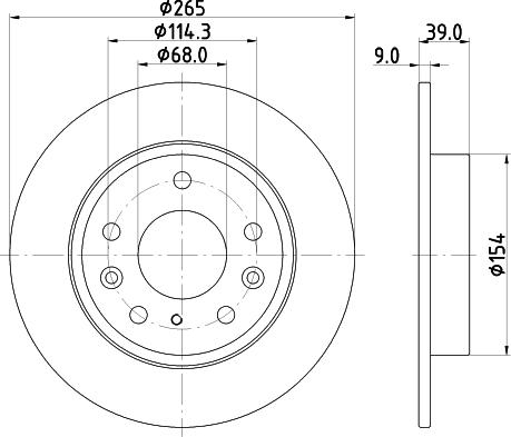 Mintex MDC2990C - Bremžu diski www.autospares.lv