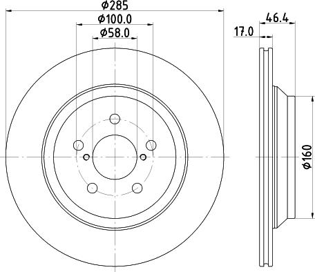 Mintex MDC2909C - Bremžu diski www.autospares.lv