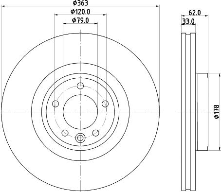 Mintex MDC2937C - Bremžu diski www.autospares.lv