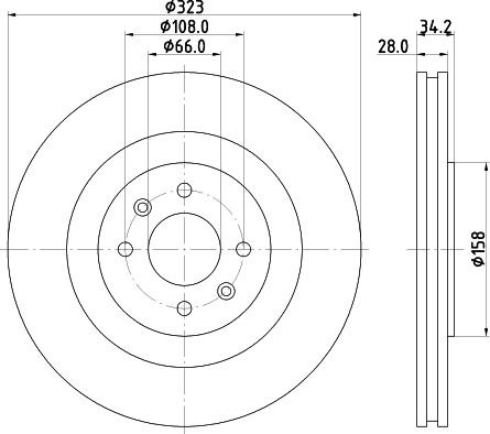 Mintex MDC2599 - Bremžu diski www.autospares.lv